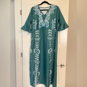 Amazon Kurtas Green-Blue Floral XL NOT WORN